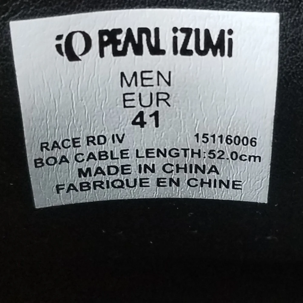 PEARL IZUMI Race RD IV Size (41 EU) Cycling Road Sneakers Shoes Carbon Triathlon - Picture 7 of 12